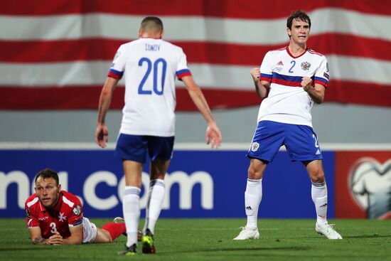 Malta Soccer World Cup Qualifiers Malta - Russia