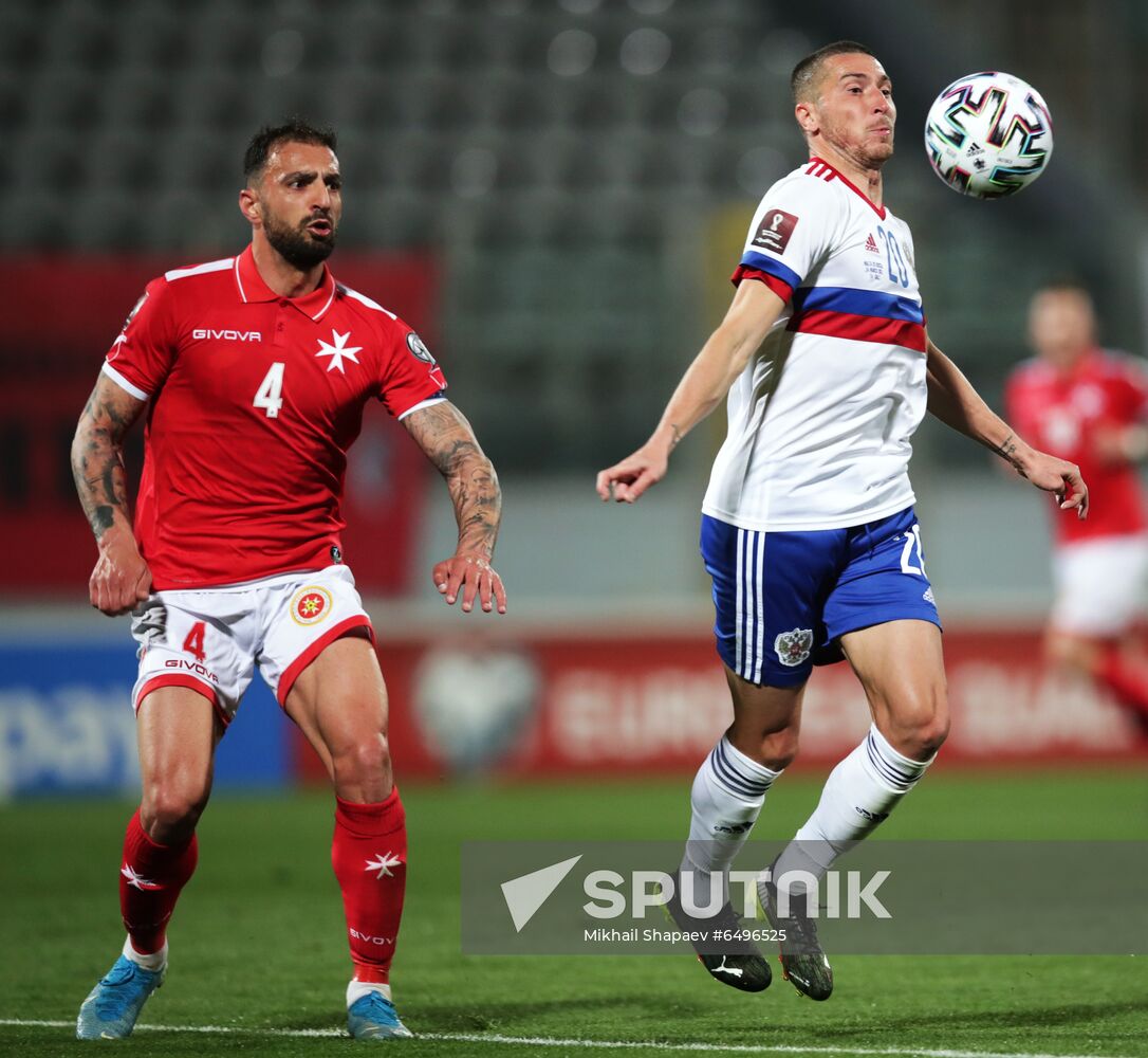 Malta Soccer World Cup Qualifiers Malta - Russia