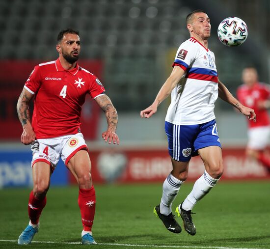 Malta Soccer World Cup Qualifiers Malta - Russia