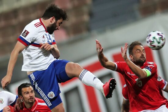 Malta Soccer World Cup Qualifiers Malta - Russia