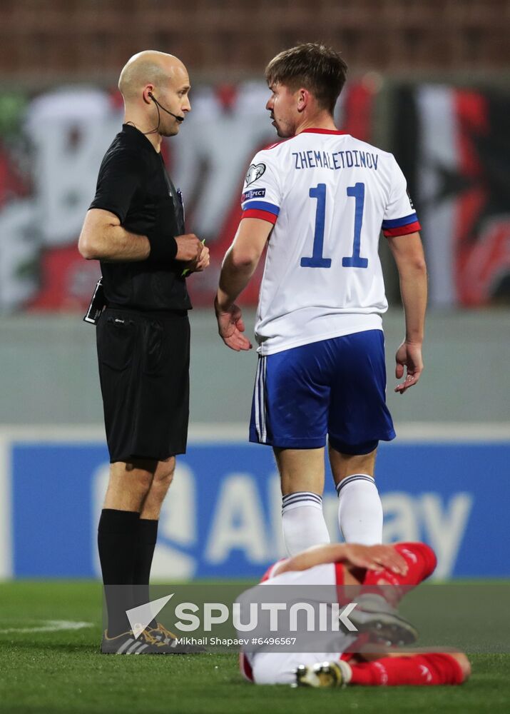 Malta Soccer World Cup Qualifiers Malta - Russia