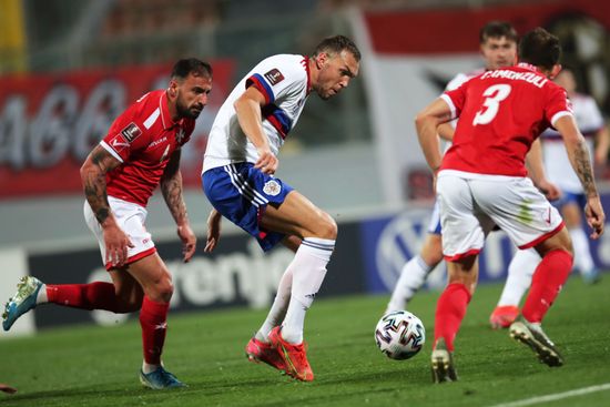 Malta Soccer World Cup Qualifiers Malta - Russia