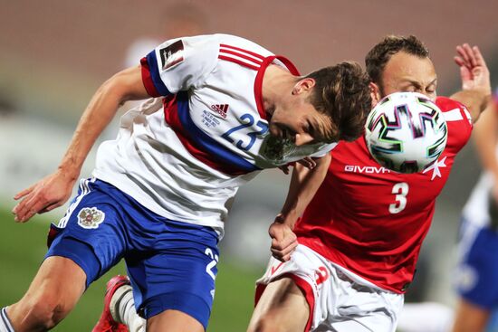 Malta Soccer World Cup Qualifiers Malta - Russia