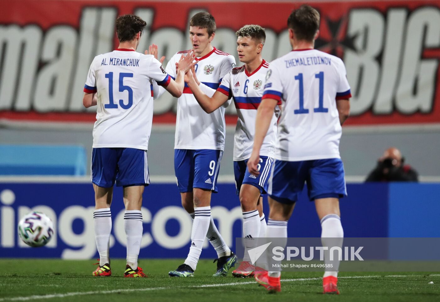 Malta Soccer World Cup Qualifiers Malta - Russia