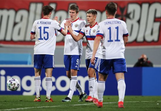 Malta Soccer World Cup Qualifiers Malta - Russia