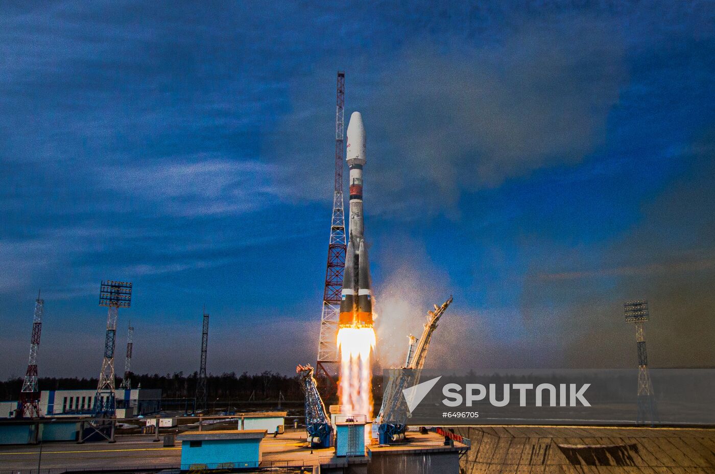 Russia Space OneWeb Satellites Launch