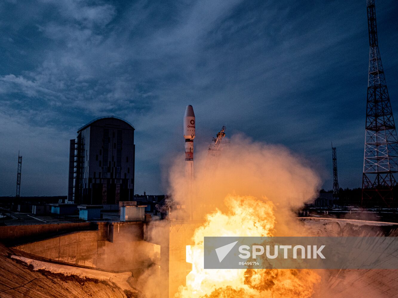 Russia Space OneWeb Satellites Launch