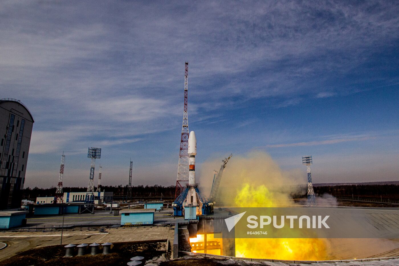 Russia Space OneWeb Satellites Launch