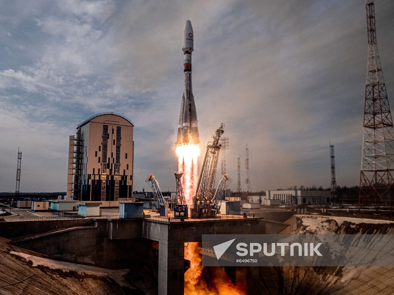 Russia Space OneWeb Satellites Launch