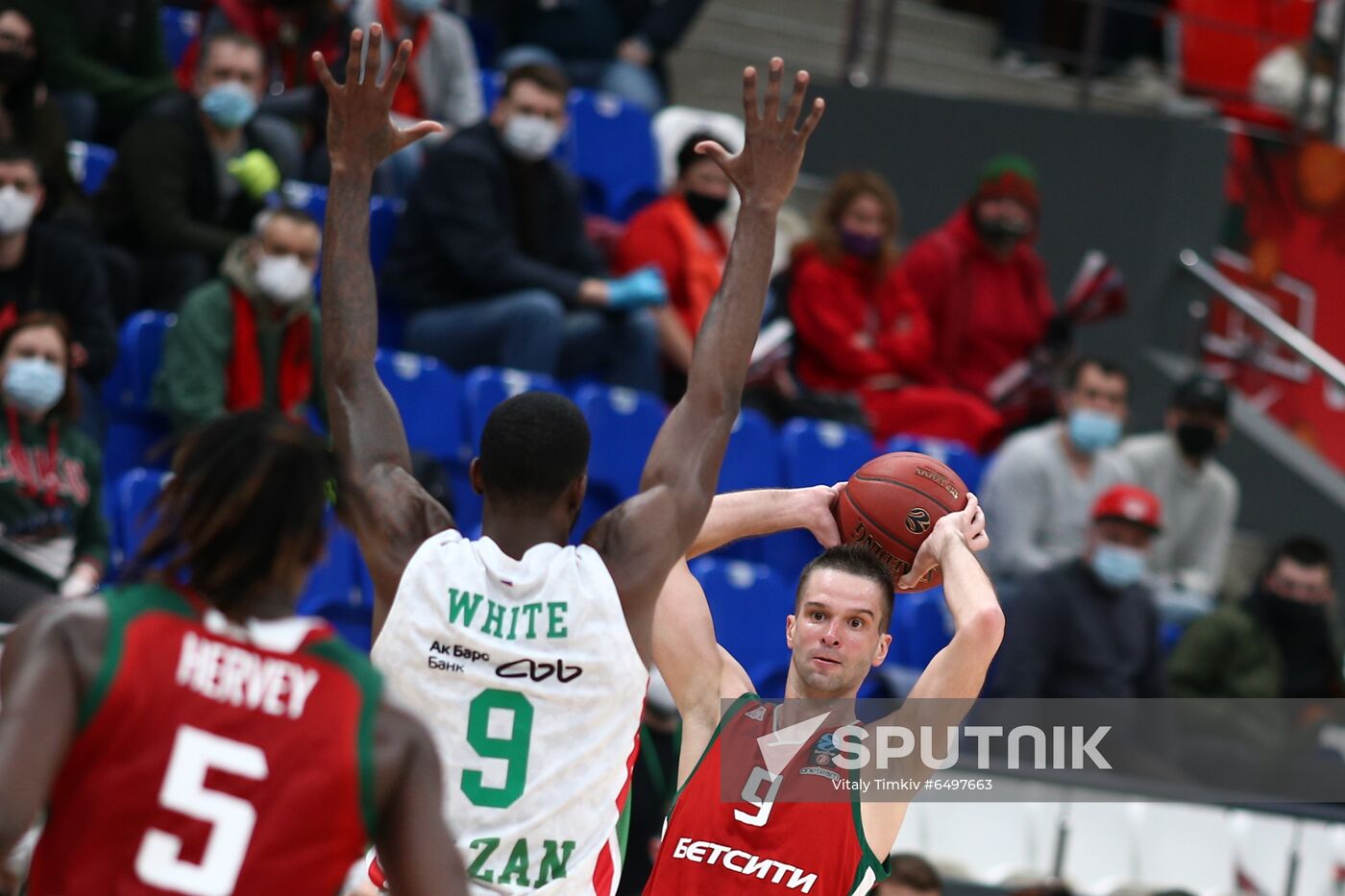 Russia Basketball Eurocup Lokomotiv-Kuban - UNICS