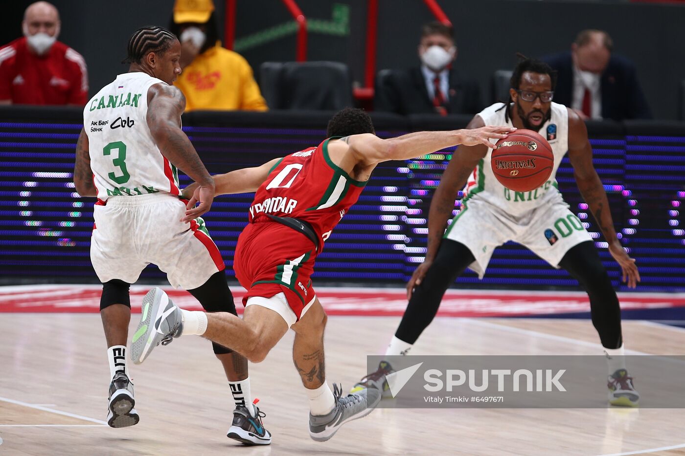 Russia Basketball Eurocup Lokomotiv-Kuban - UNICS