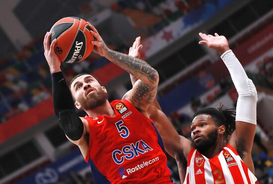 Russia Basketball Euroleague CSKA - Crvena Zvezda