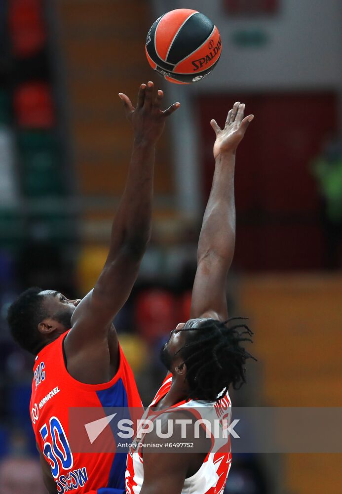 Russia Basketball Euroleague CSKA - Crvena Zvezda