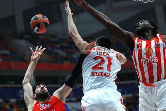 Russia Basketball Euroleague CSKA - Crvena Zvezda