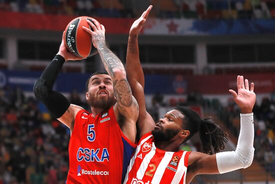 Russia Basketball Euroleague CSKA - Crvena Zvezda