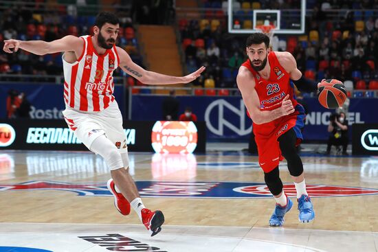 Russia Basketball Euroleague CSKA - Crvena Zvezda