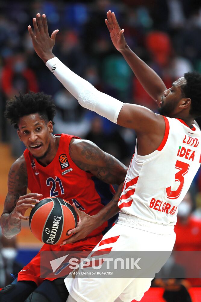 Russia Basketball Euroleague CSKA - Crvena Zvezda