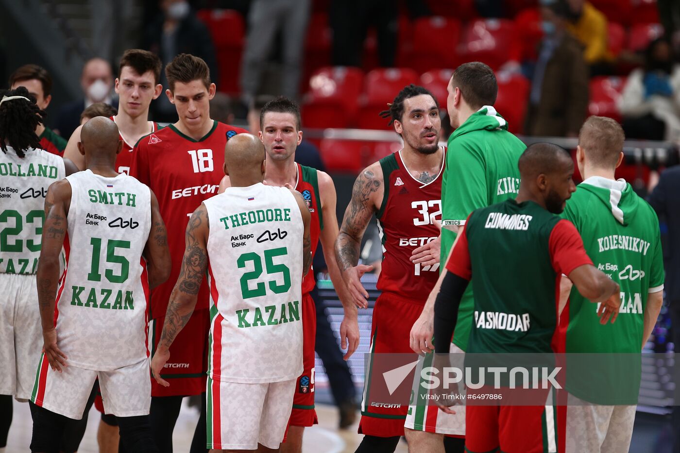 Russia Basketball Eurocup Lokomotiv-Kuban - UNICS