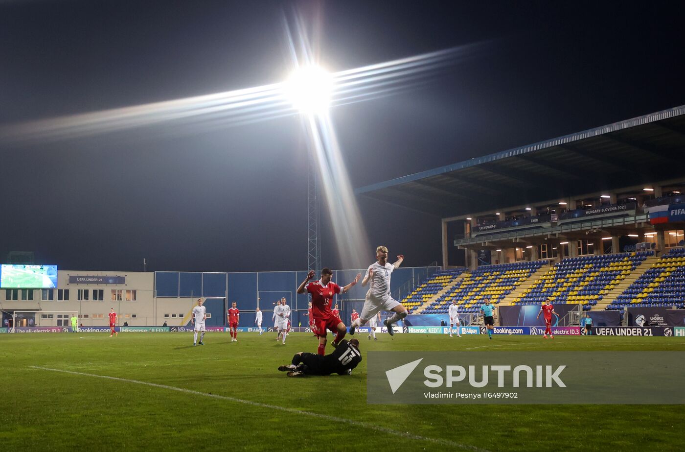 Hungary Soccer Junior Europe Championship Russia - Iceland