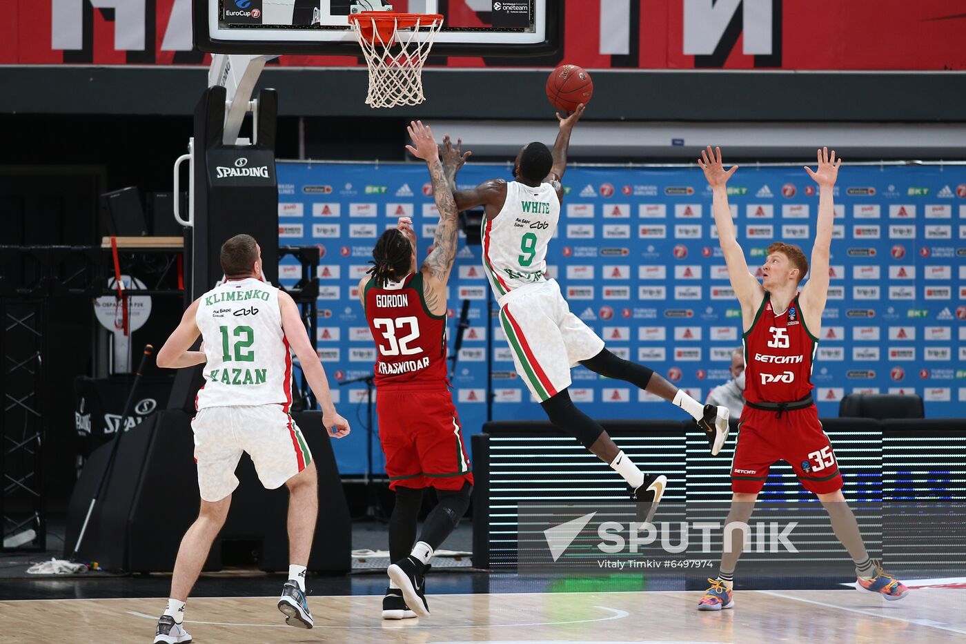 Russia Basketball Eurocup Lokomotiv-Kuban - UNICS