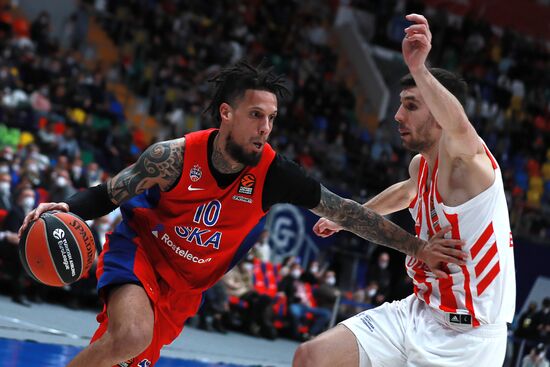 Russia Basketball Euroleague CSKA - Crvena Zvezda