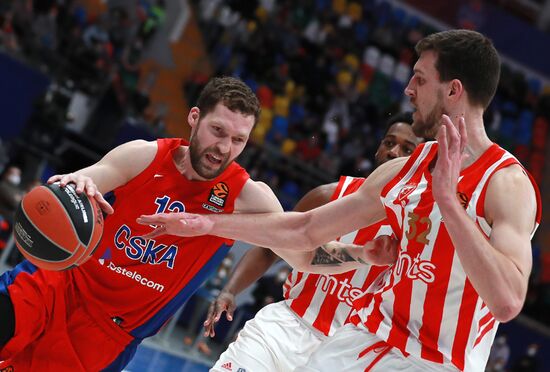 Russia Basketball Euroleague CSKA - Crvena Zvezda