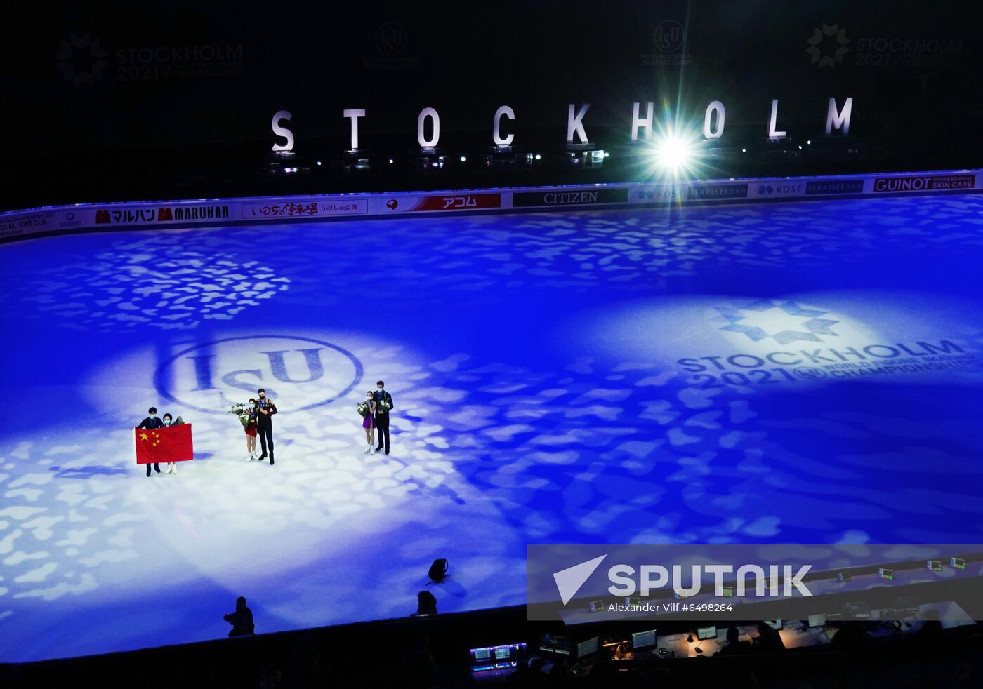 Sweden Figure Skating Worlds Pairs Awarding Ceremony