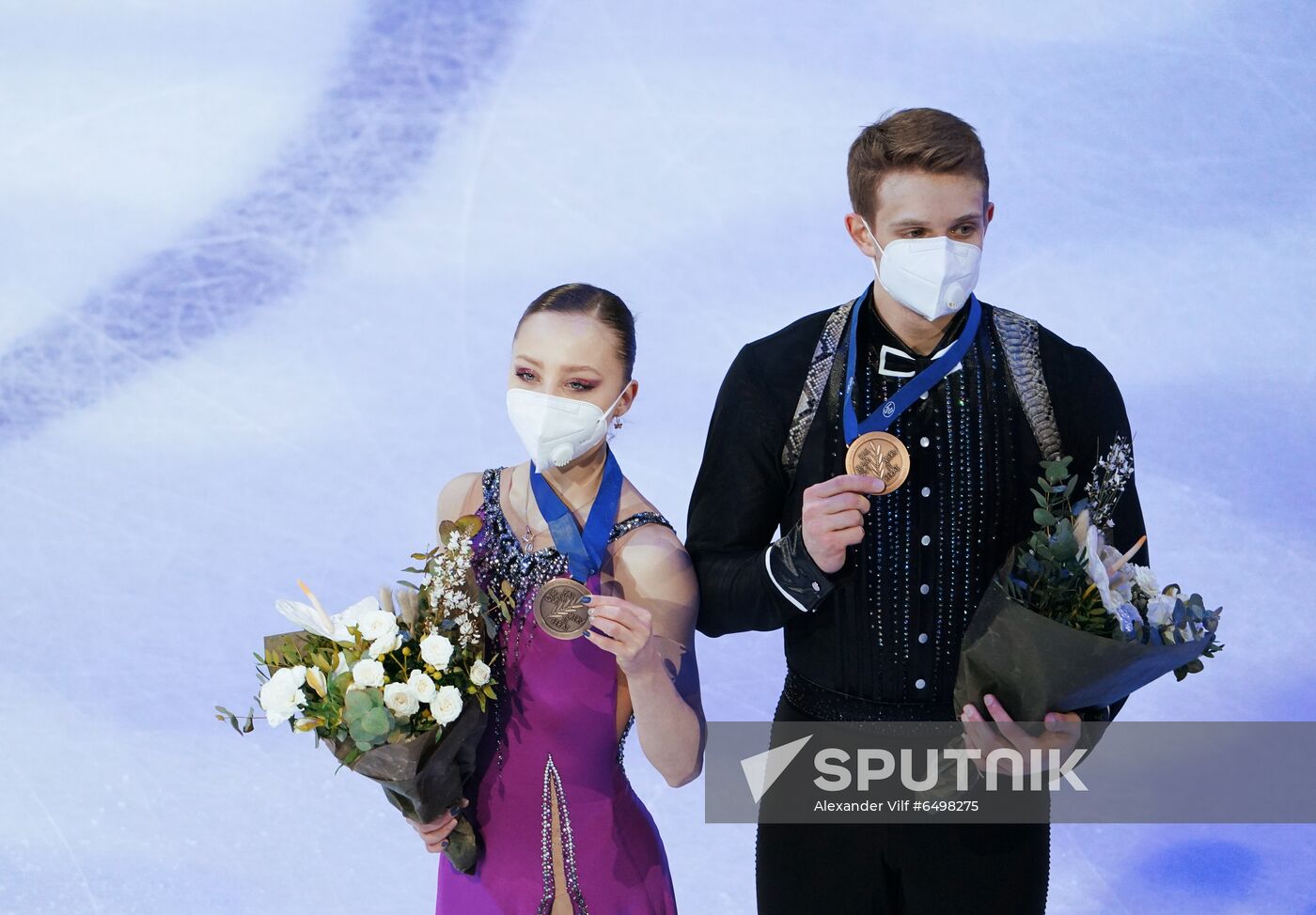 Sweden Figure Skating Worlds Pairs Awarding Ceremony