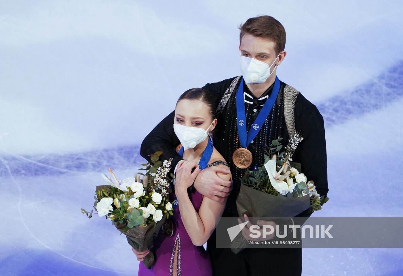 Sweden Figure Skating Worlds Pairs Awarding Ceremony