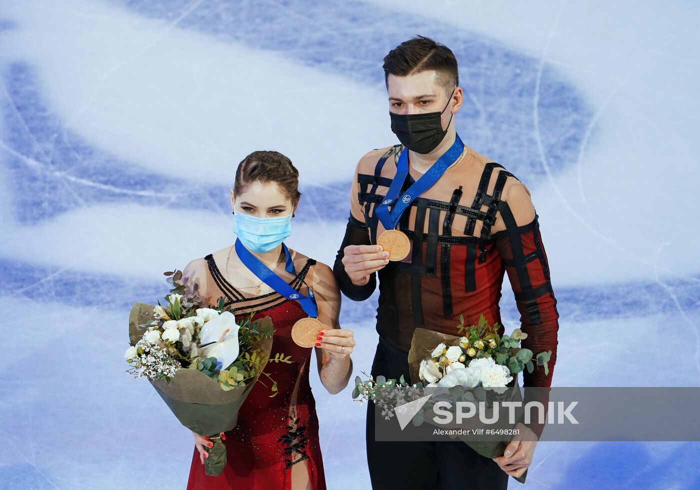 Sweden Figure Skating Worlds Pairs Awarding Ceremony