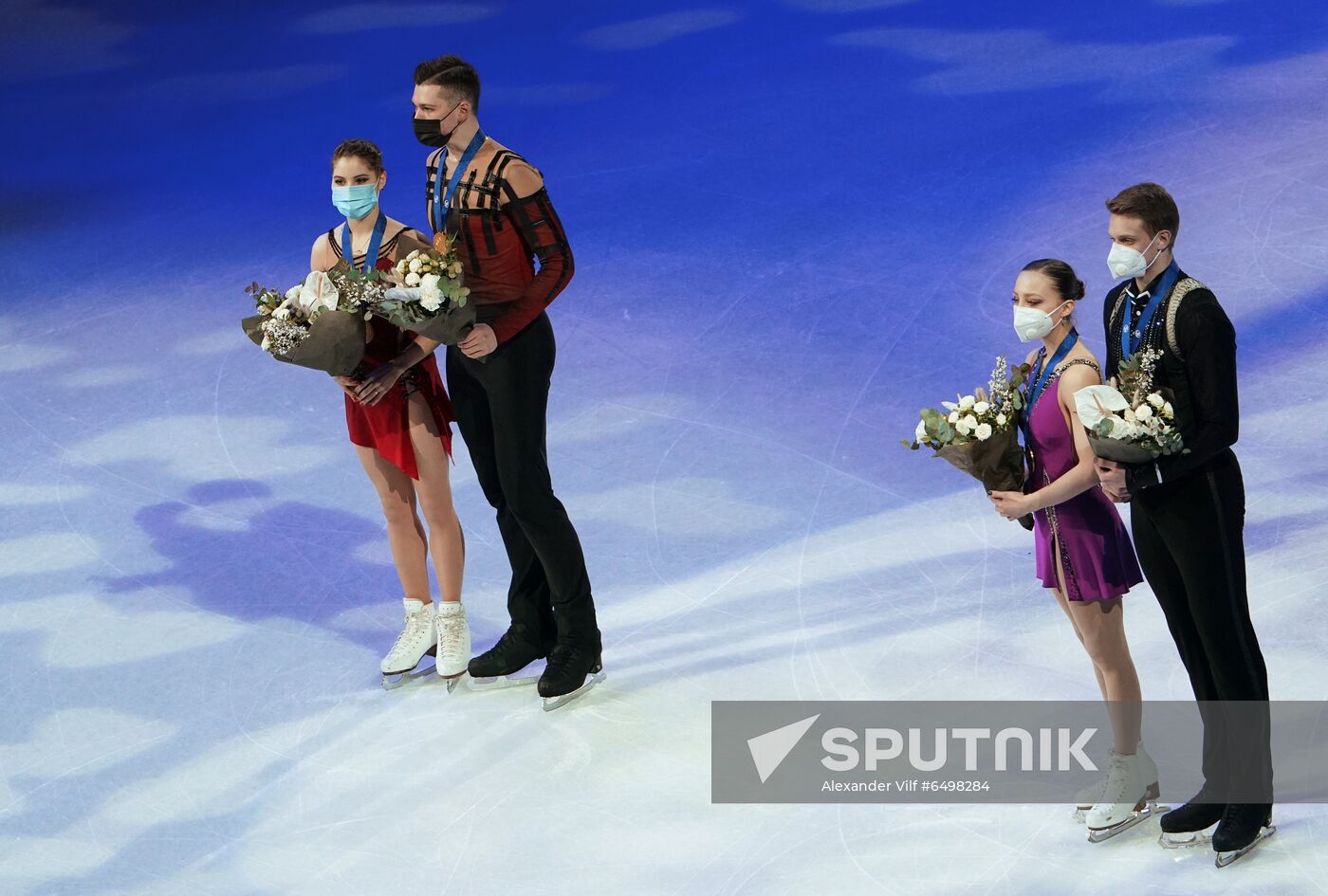 Sweden Figure Skating Worlds Pairs Awarding Ceremony