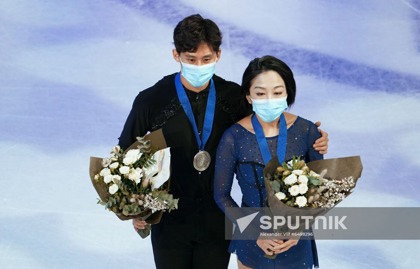 Sweden Figure Skating Worlds Pairs Awarding Ceremony