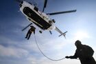 Smokejumpers take part in the drills of the paraborne fire service of the Novosibirsk Base of the Russian Aerial Forest Protection Service, at the Berdsk Central Airfield, Novosibirsk Region, Russia. Location: Russia, Berdsk. Author: Alexandr Kryazhev. Russia Smokejumpers Drills