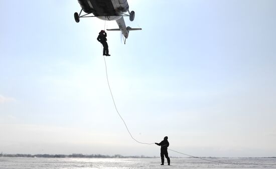 Russia Smokejumpers Drills