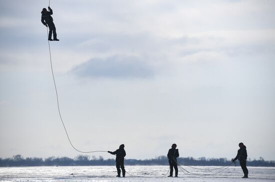 Russia Smokejumpers Drills