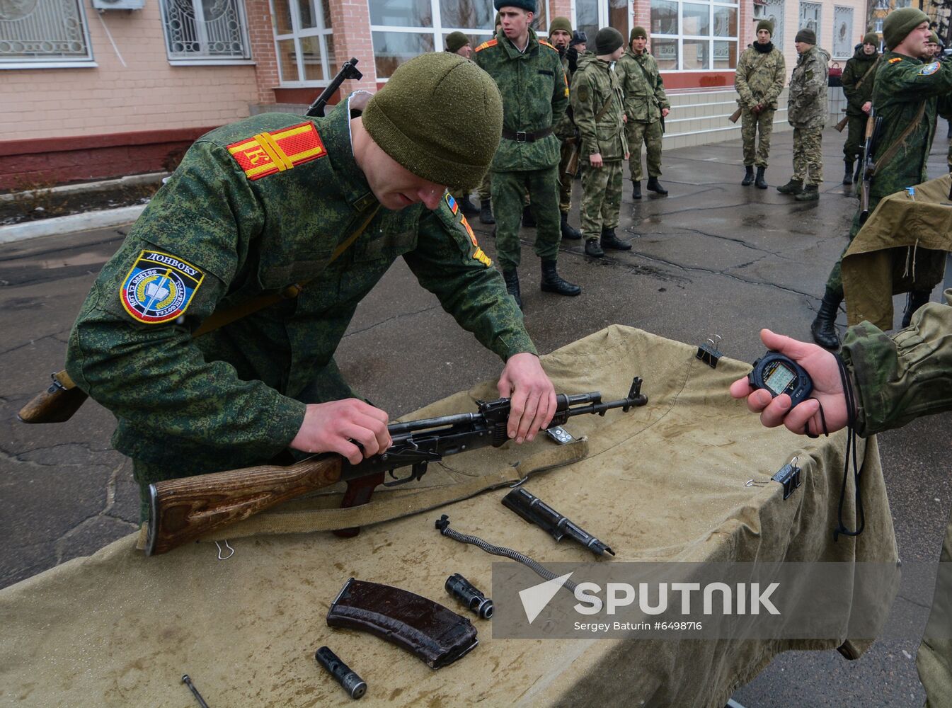 Ukraine DPR Military Training