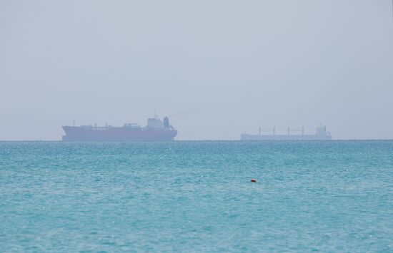Egypt Suez Canal Traffic Blockade