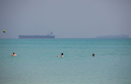 Egypt Suez Canal Traffic Blockade