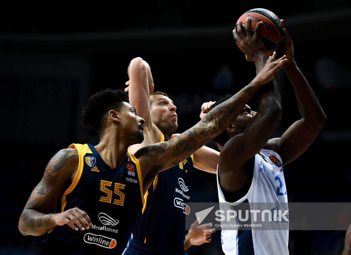 Russia Basketball Euroleague Khimki - Zenit