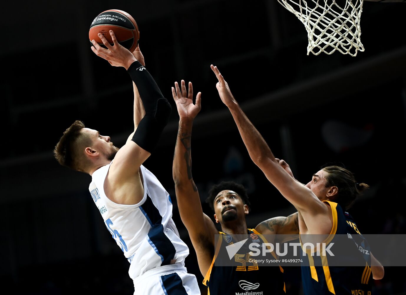 Russia Basketball Euroleague Khimki - Zenit