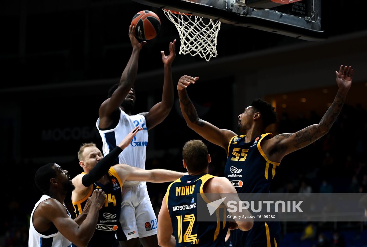 Russia Basketball Euroleague Khimki - Zenit