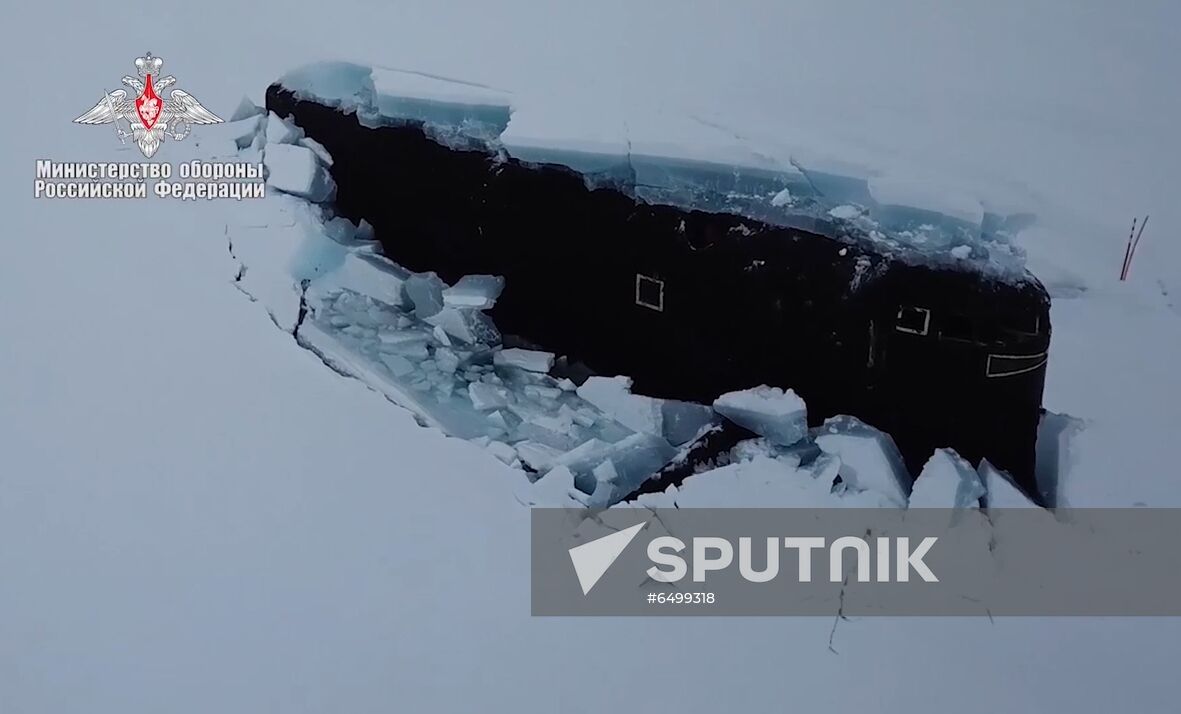 Russia Arctic Navy Drills