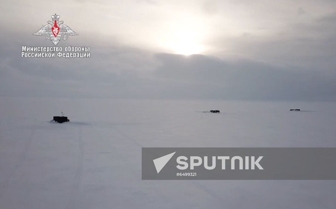 Russia Arctic Navy Drills