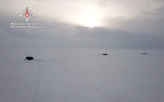 Russia Arctic Navy Drills