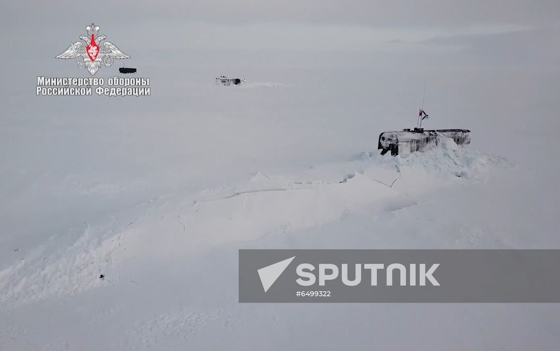 Russia Arctic Navy Drills