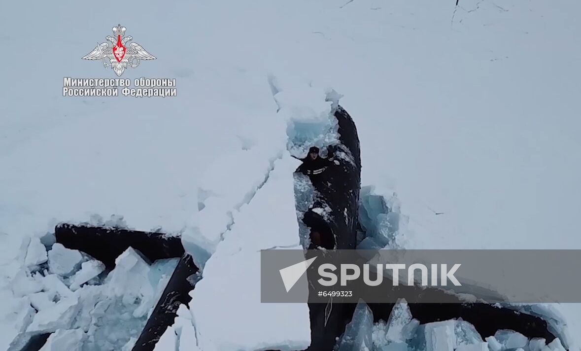 Russia Arctic Navy Drills