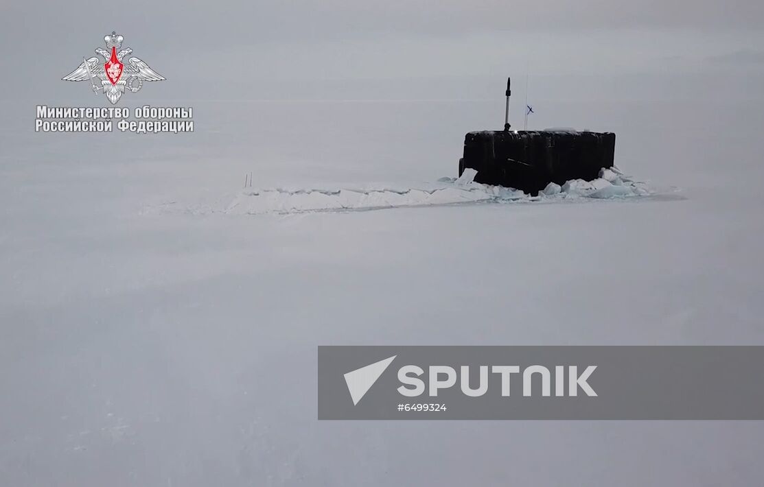 Russia Arctic Navy Drills