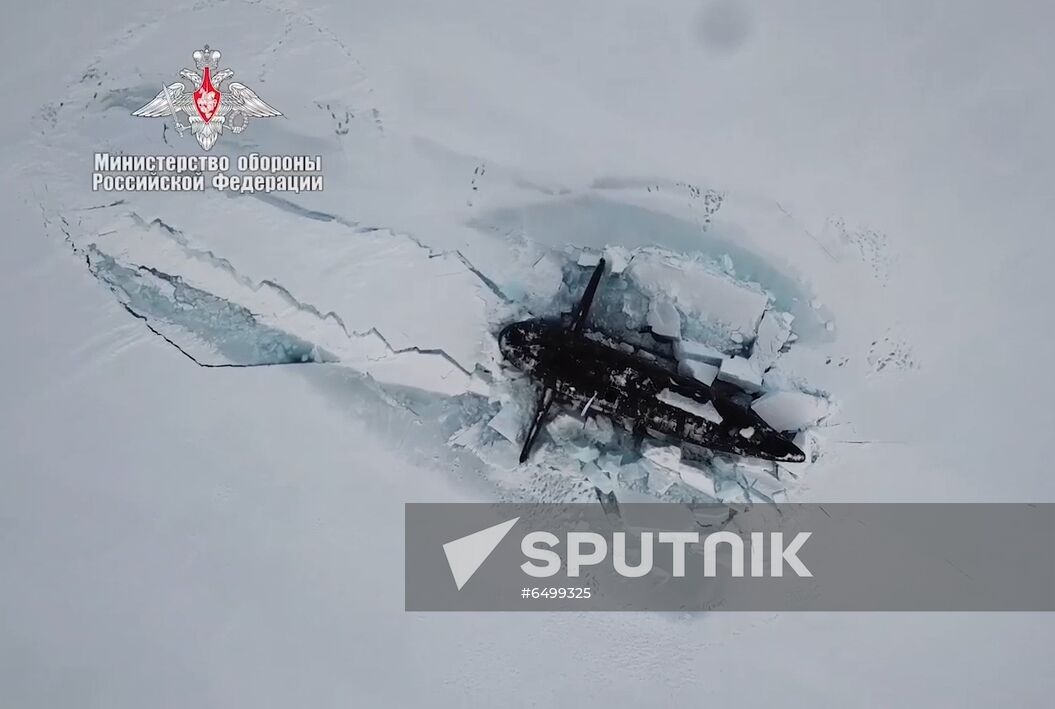 Russia Arctic Navy Drills