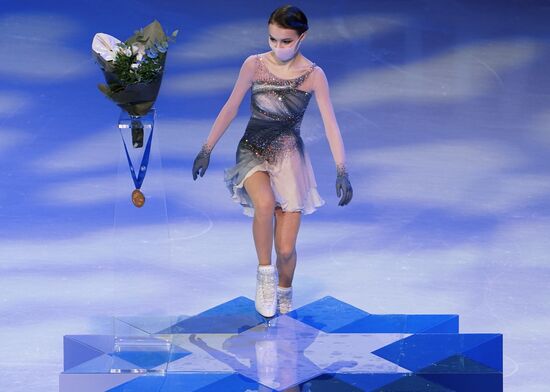Sweden Figure Skating Worlds Ladies Awarding Ceremony