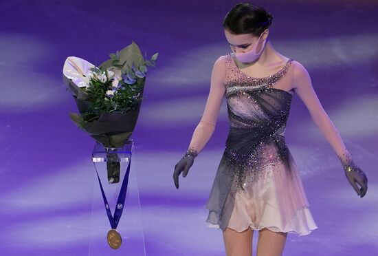 Sweden Figure Skating Worlds Ladies Awarding Ceremony